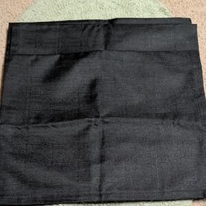 Set Of  Modern Classy Black New Curtains 42 By 68..